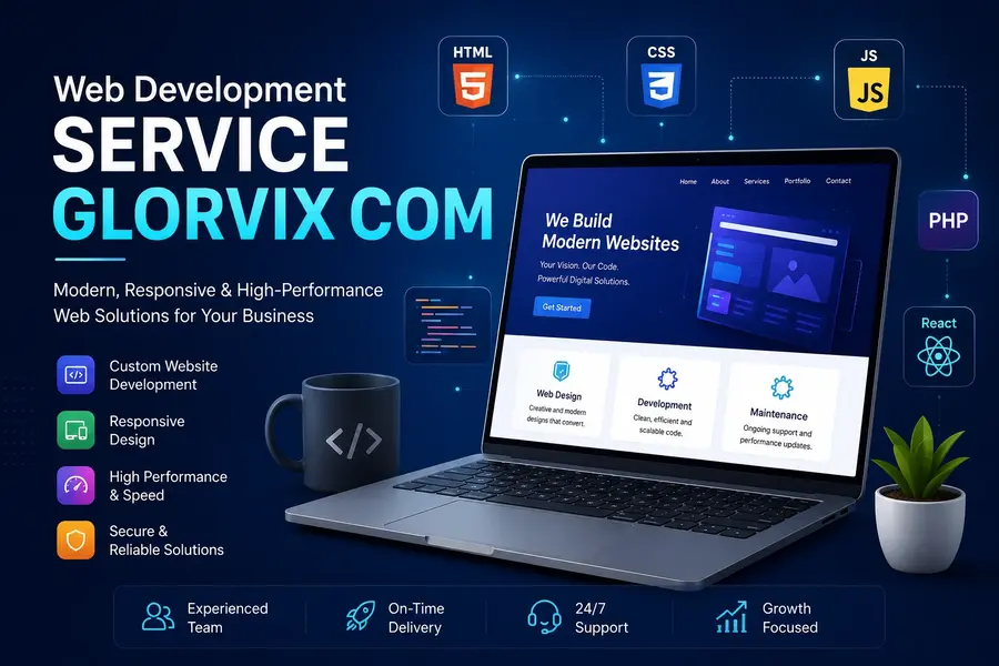 Web Development Service Glorvix Com: Building Modern Digital Solutions for Businesses Web Development Service Glorvix Com
