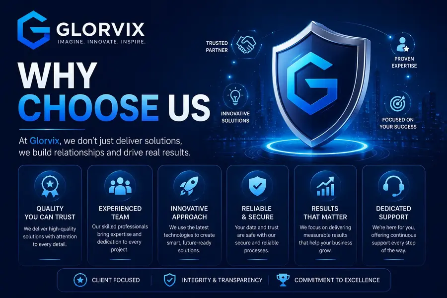 Why Choose Us Glorvix: Your Trusted Partner for Digital Growth Why Choose Us Glorvix